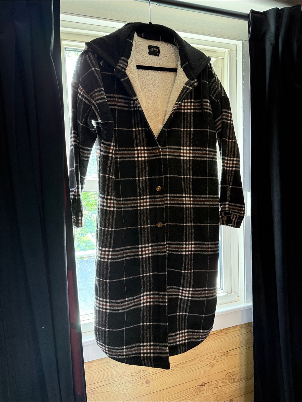 Fleece lined flannel